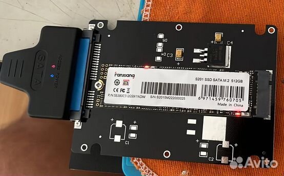 Корпус-адаптер для M.2 SSD