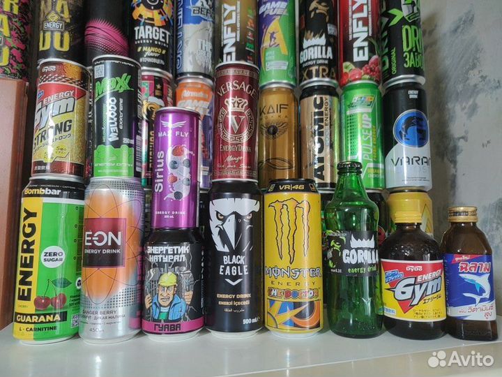 Тара от Энергетических напитков (энергосов) пустые