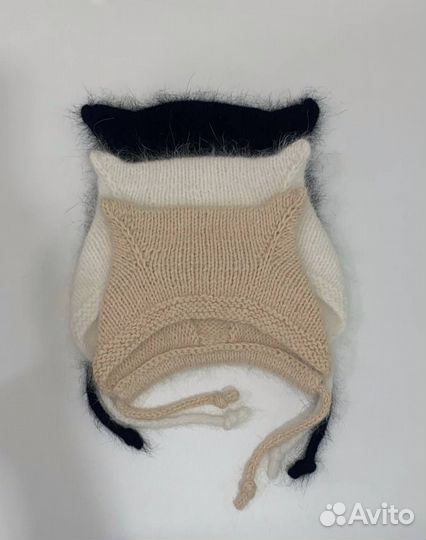 Шапка чепчик с ушками