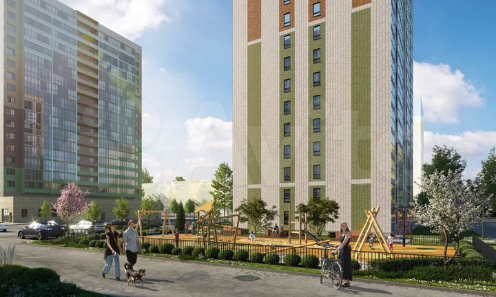 2-к. квартира, 47,8 м², 13/17 эт.