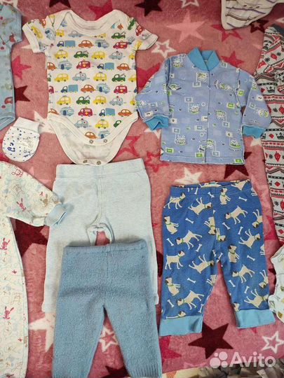 Детские вещи пакетом штаны боди костюм комбинезон
