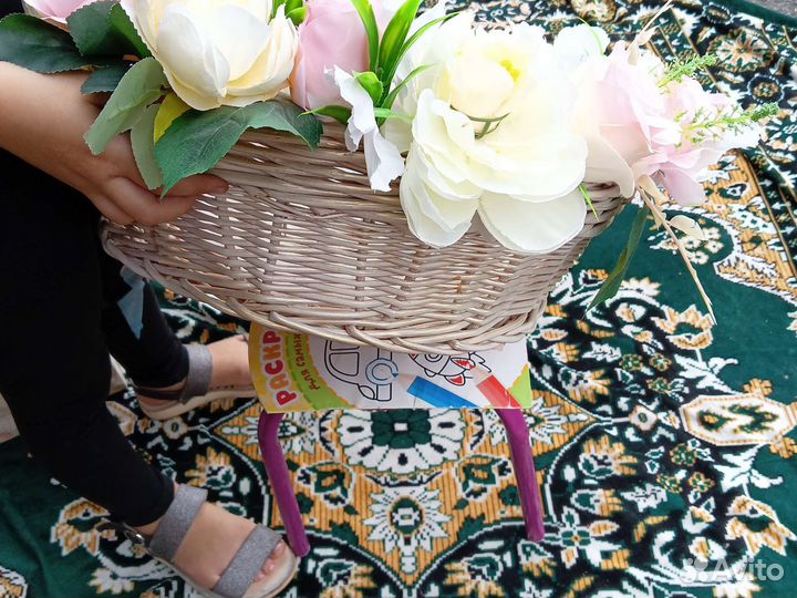 Корзина плетеная большая подарочная