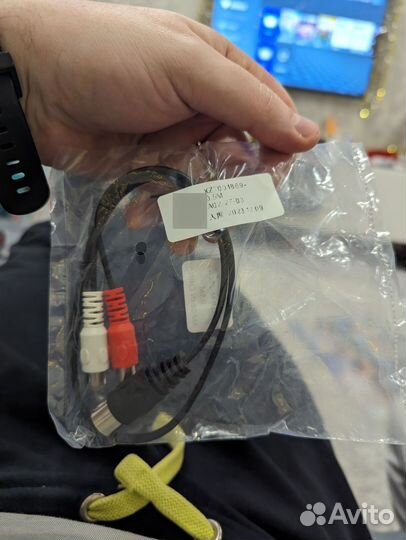 Переходник 5din (male) 2rca (female)