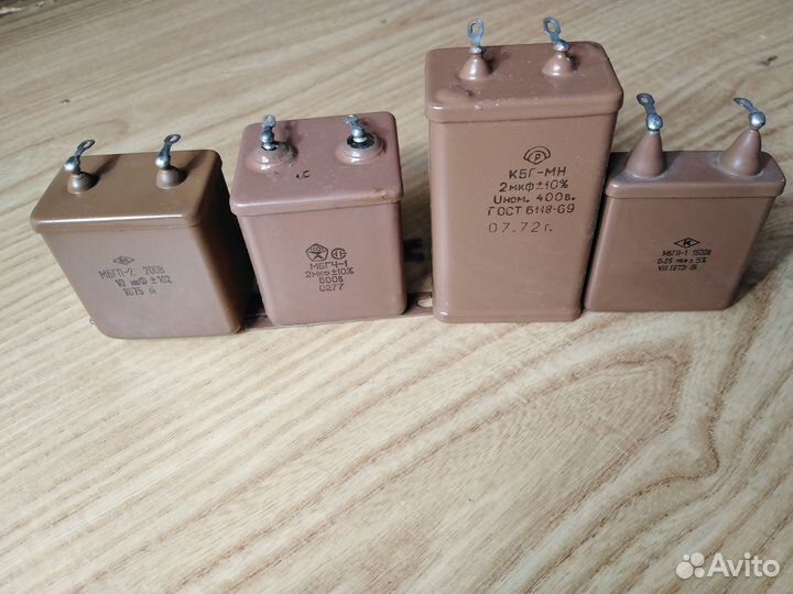 Конденсаторы и проволочные резисторы СССР