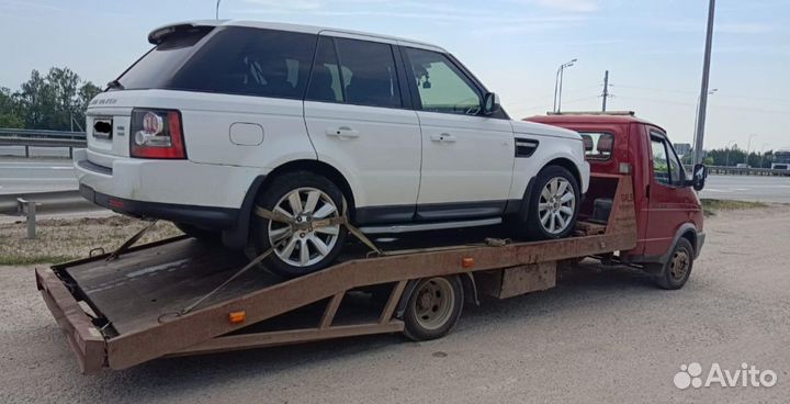 Услуги эвакуатора, жёсткая сцепка