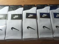 Мужские носки белого цвета Nike, р. 41-47, 5 пар