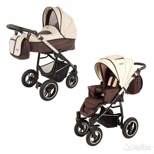 Коляска детская 2в1 Noordline Beatrice Alu Beige