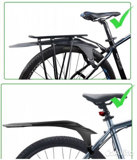 Велосипедные крылья rbrl RL-1200F/R