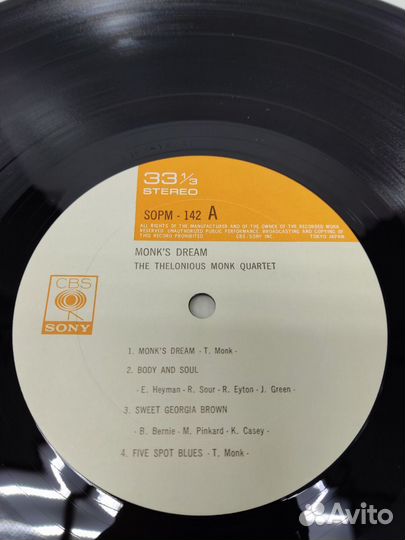 Jazz:Monk's Dream - The Thelonious Monk Quartet MT