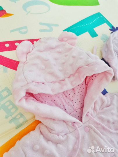 Комбинезон демисезонный с шапкой