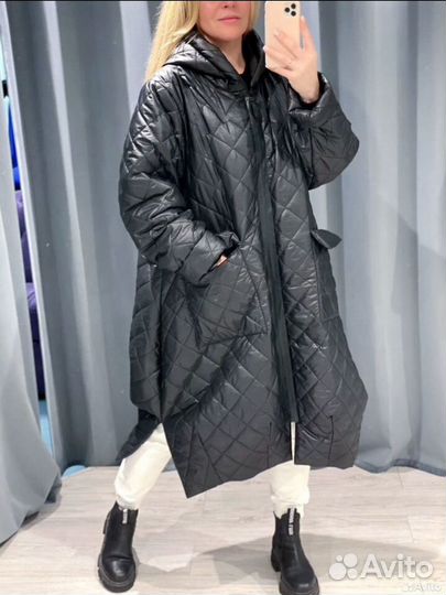 Стеганое пальто