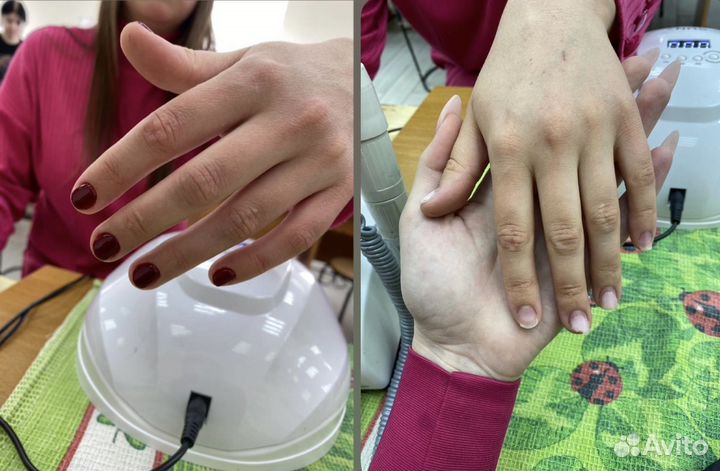 Модель на маникюр с покрытием гель лак