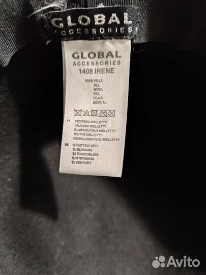 Шляпа женская, 100 шерсть