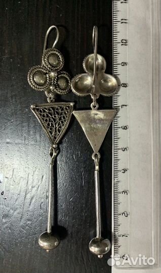 Серьги Длинные из Марокко в Этно (восточном) стиле