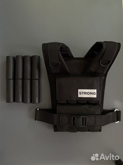 15 кг Жилет утяжелитель (новый)
