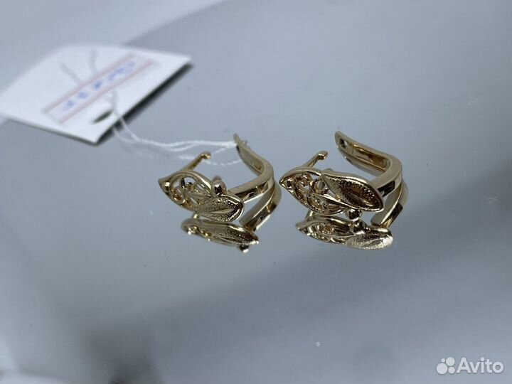 Золотые серьги