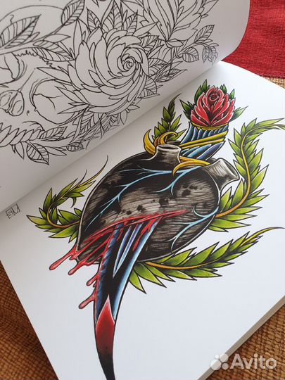 Альбомы (скетч-буки) с эскизами татуировок