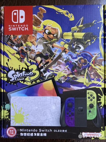 Nintendo switch oled splatoon 3 special edition