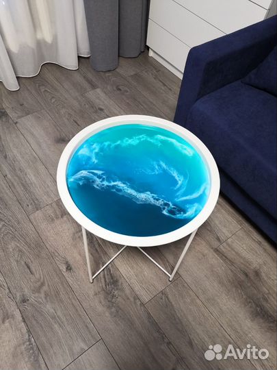 Кофейный столик, съемный поднос, разборный