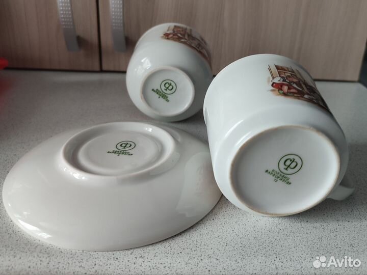 Посуда детская гдр Кольдиц фарфор