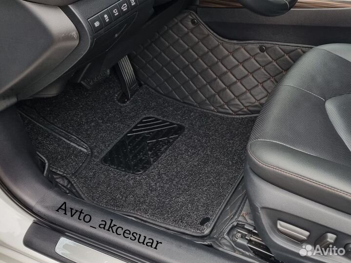 5D Ковры Камри V70 V55 / Camry 70 - Rav4 Черные