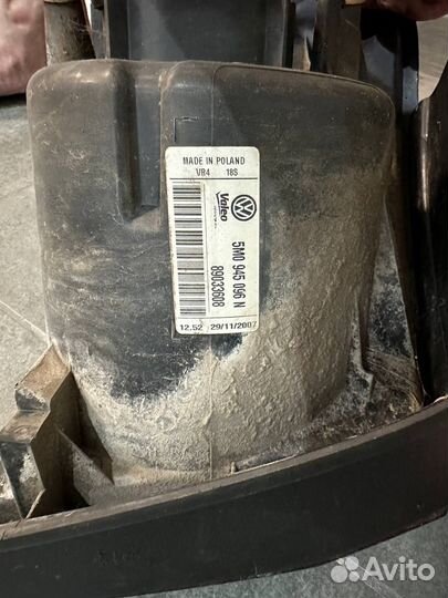 Фонарь задний правый внешний volkswagen golf plus