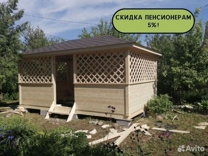 Беседка под ключ