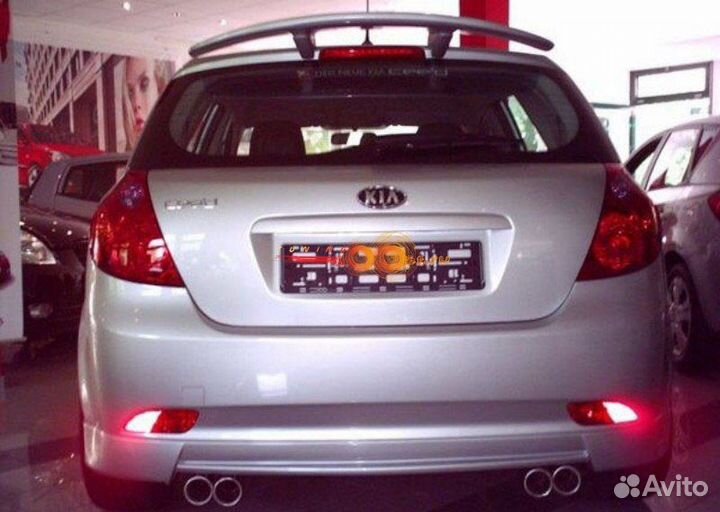 Накладка на задний бампер KIA Ceed 2006-2010