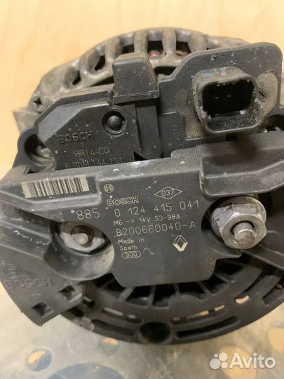 Генератор Renault Logan Рено Megane K4M