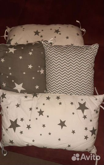 Бортики в круглую кроватку