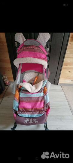 Детские санки коляска