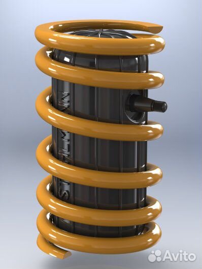 Пневмобаллоны в пружину Тойота Камри XV70