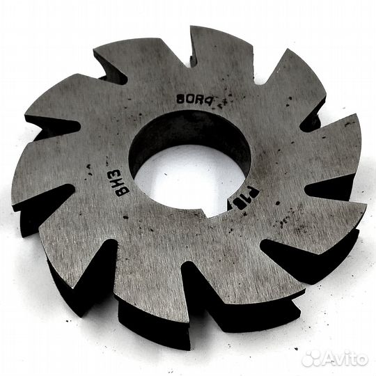 Фреза фасонная вогнутая d80 R4 P18