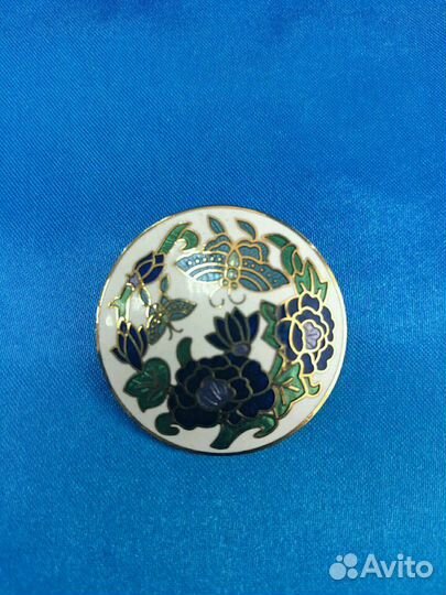 Брошь Клуазоне