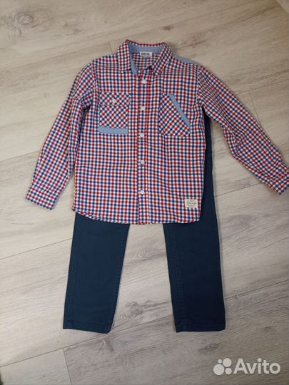 Рубашка +брюки 116