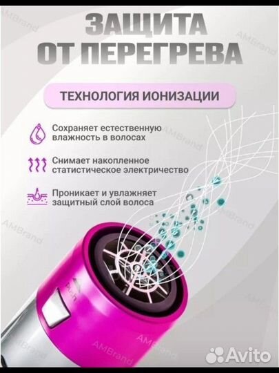 Фен для волос профессиональный YX-156B Hot Air