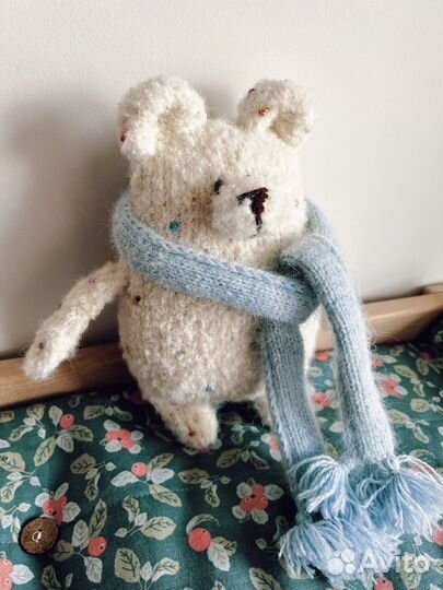 Мишка Тедди ручная работа, вязаный мишка