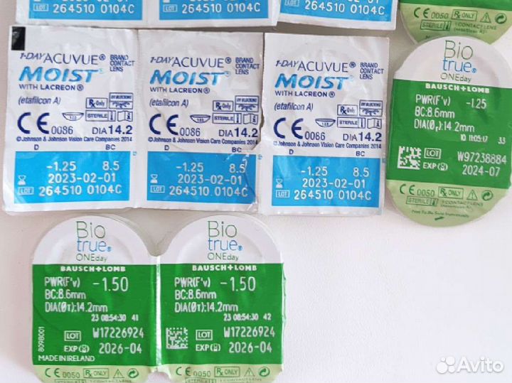 Линзы контактные acuvue oasys 1 day