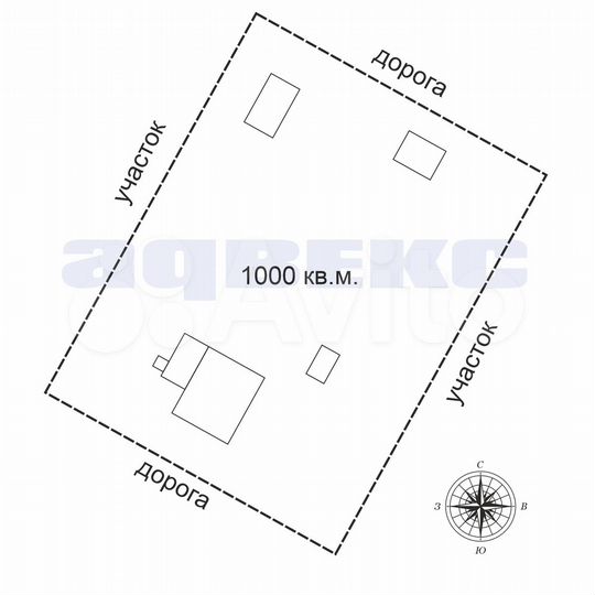 Дача 52 м² на участке 10 сот.
