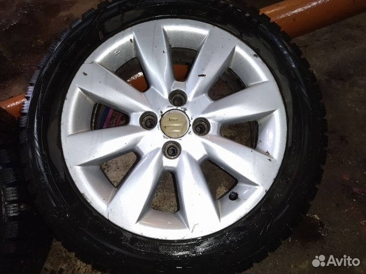 Резина на дисках шипованная r 15 195/55