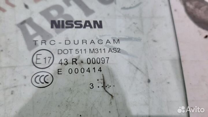 Ниссан Альмера Стекло заднее левое AS2 Лев