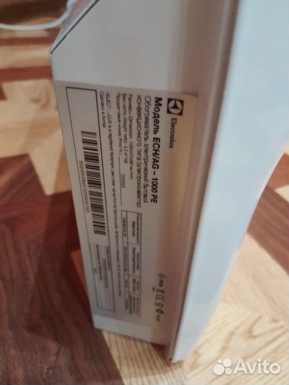 Конвектор электрический electrolux