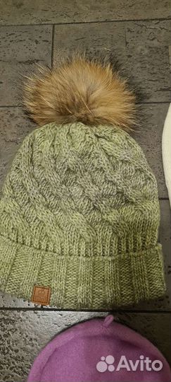 Шапка наушники Benetton вязаная