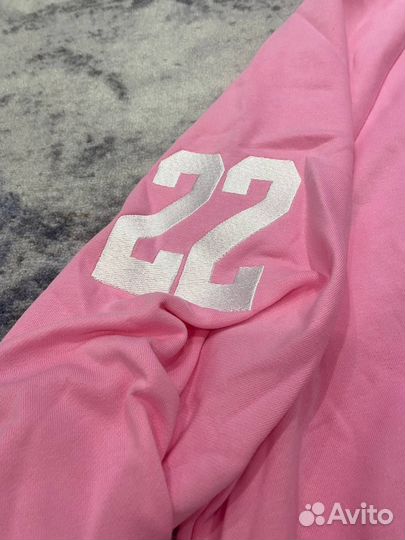 Зип худи Balenciaga Polo Pink розовый oversize