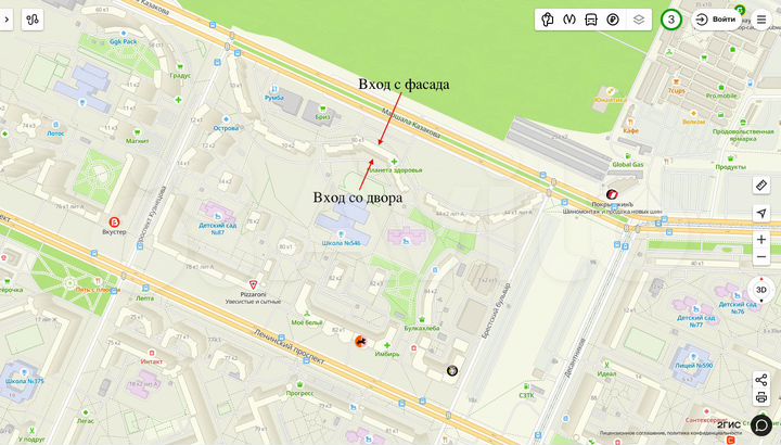 Торговая площадь, Маршала Казакова ул., 50к1 лит