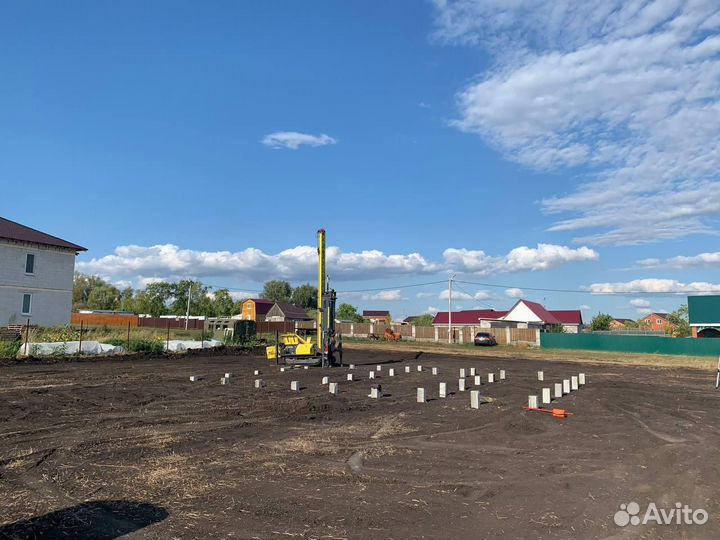 Монтаж и забивка жб свай