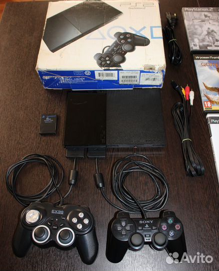PlayStation 2 PS2 slim 90008 (чипованная)