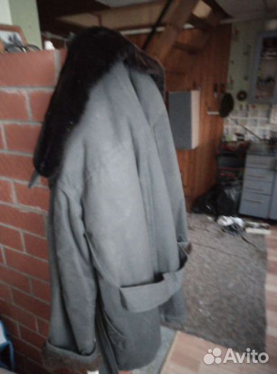 Полушубок крытый
