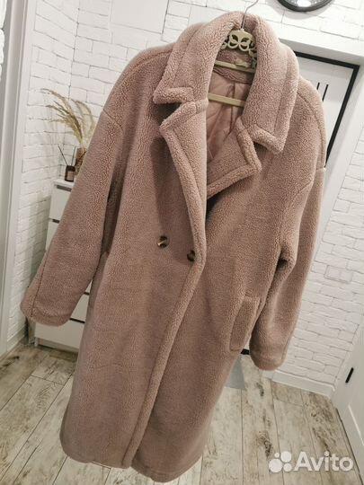 Шуба женская искуственная тедди 46-48