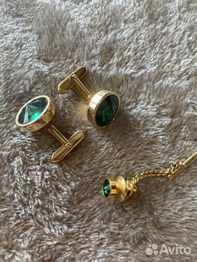 Запонки и заколка для галстука раритетные